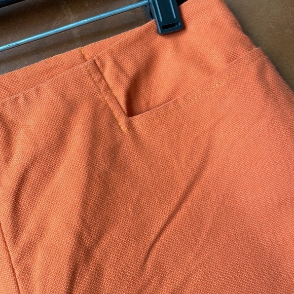 Fendi high waist straight ankle/crop pants SZ 40 (US 4) in burnt orange - Picture 7 of 7